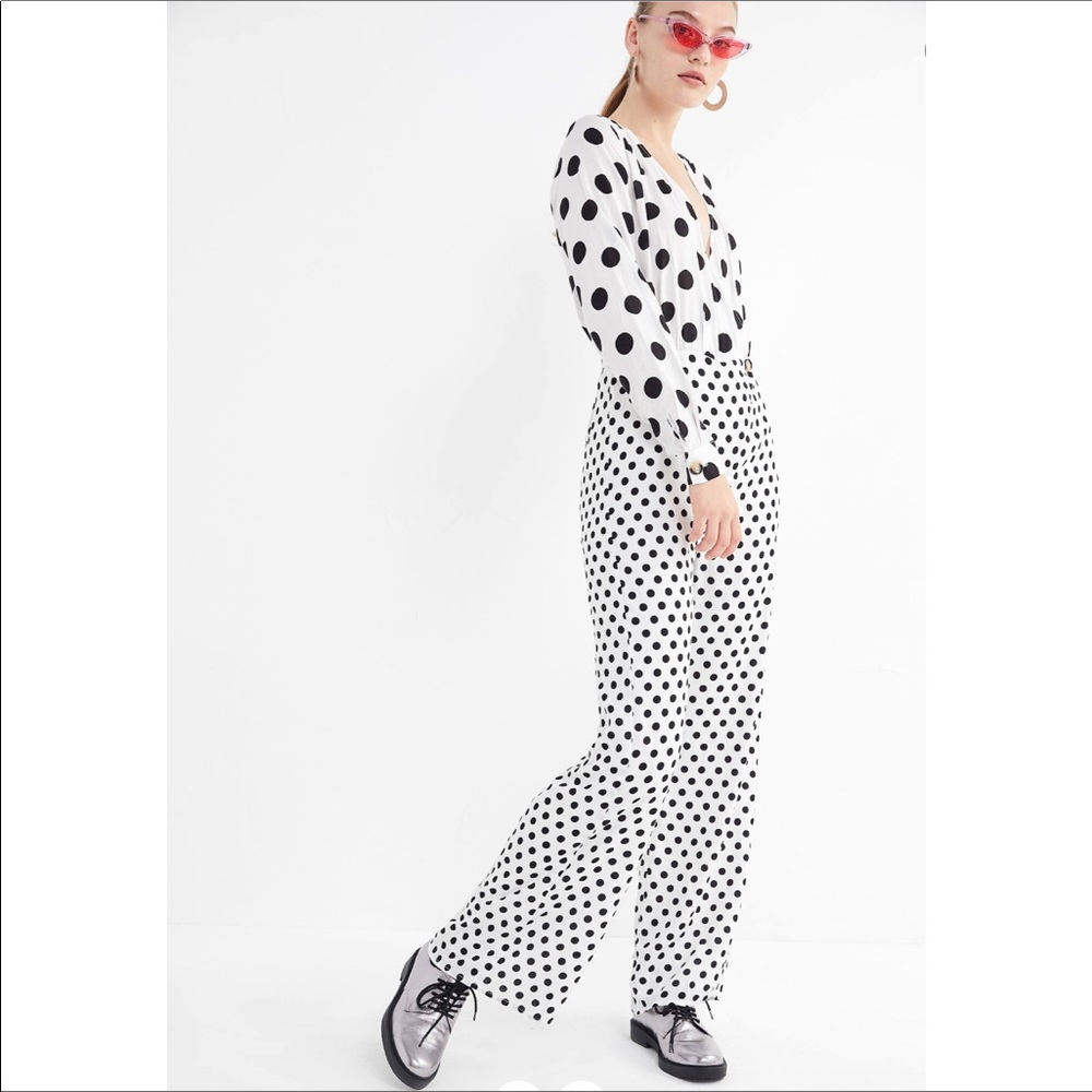Urban Outfitters Polka Dot Jumpsuit